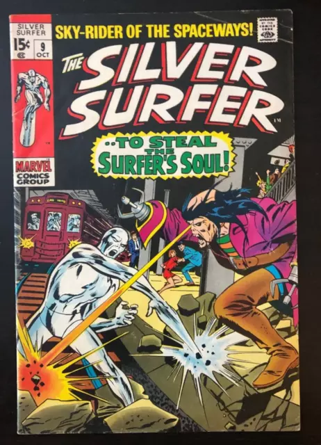 Silver Surfer 9 - KEY - 4th app of Mephisto - 1969