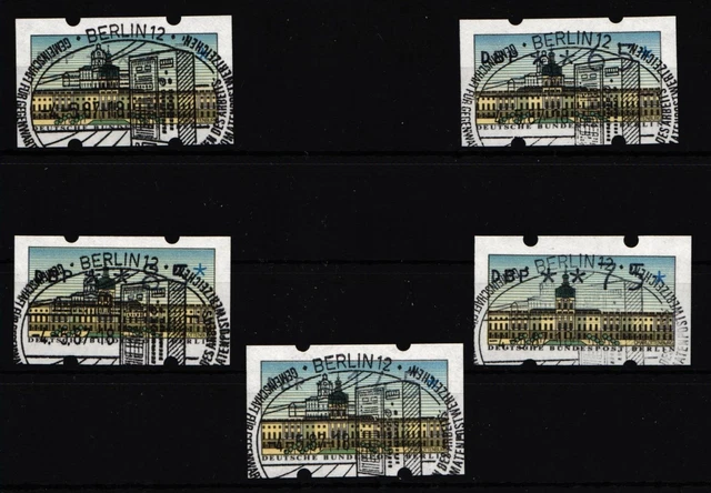 Berlin Automatenmarken VS 1 postfrisch komplett mit Zählnummer #IL208