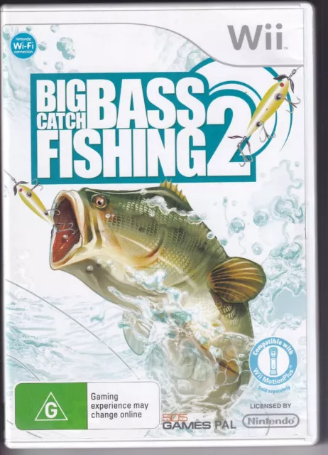 NINTENDO WII - Big Catch Bass Fishing 2 (Complete With Manual