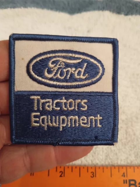 FORD MOTOR COMPANY TRACTORS EQUIPMENT SQUARE PATCH. Free Ship. P3