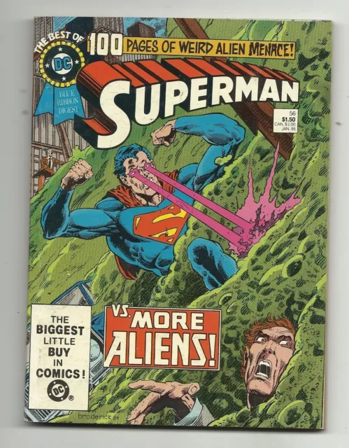 Best of DC Blue Ribbon Digest #56 - Superman vs. More Aliens - VF 8.0