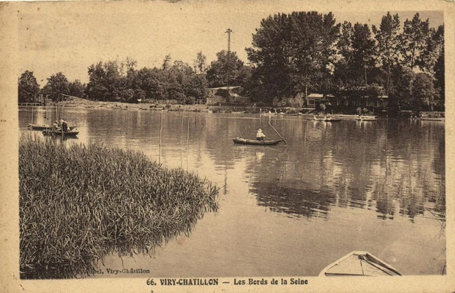 CPA VIRY CHATILLON-Les Bords de la Seine (180539)