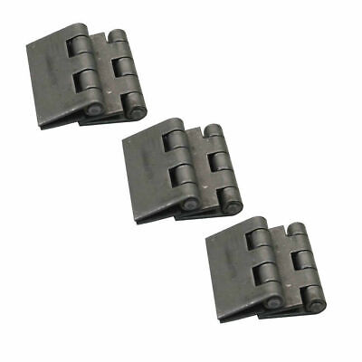 3 Pairs of Heavy Duty Weldable Butt Hinges 3" x 3" - Steel Butt Hinges