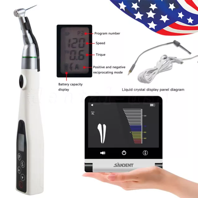 Dental 16:1 Cordless LED Endo Motor Root Canal Treatment  / Apex Locator Root