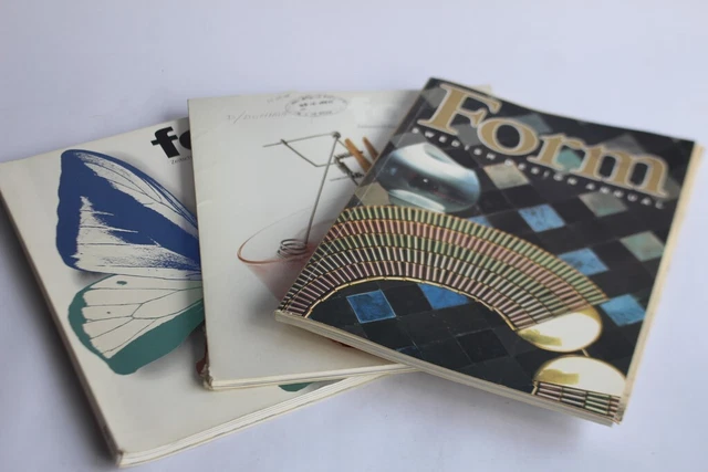 Lot revues Form Design Suédois magazines 1986/87 (38692)