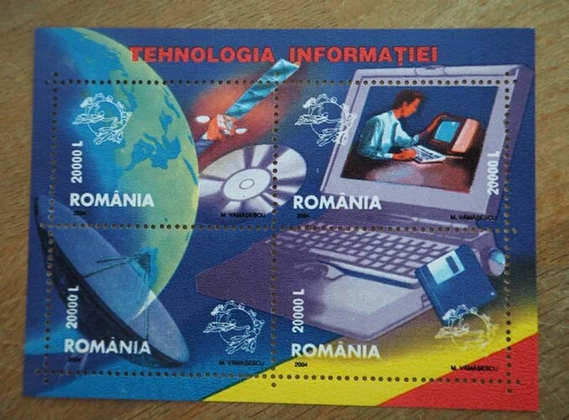 2004 Rumänien; 200 Blocks Informationstechnologie, **/MNH, Bl. 336, ME 1100,- 2