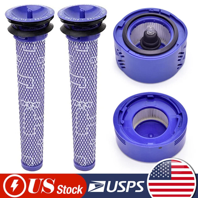 REPLACEMENT HEPA FILTER Kit For Dyson V6 V7 V8 Animal Absolute Cordless