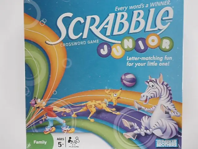 Scrabble Junior 2008 Edition Board Game - Parker Brothers - Brand New -vgia