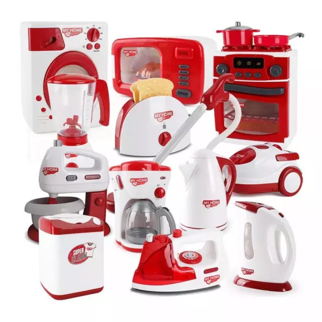 Kids Play Kitchen Accessories Home Appliance Machine Role Pretend Play Toy Gift