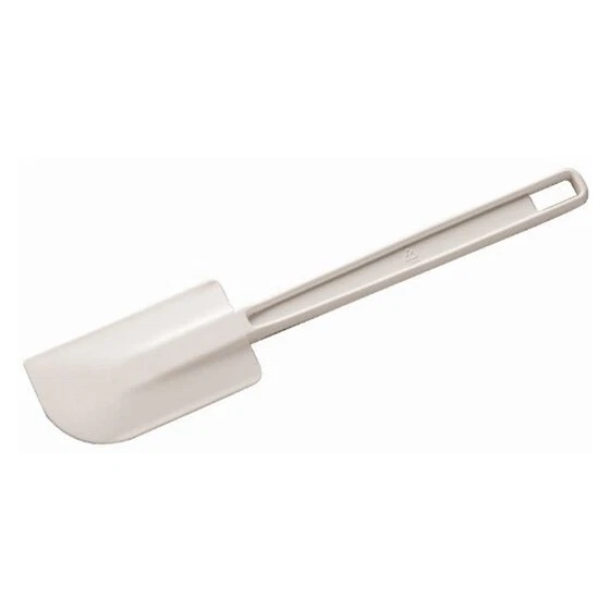 Rubber Ended Spatula 16In 405mm Kitchen Baking Mixing Turner Utensils,White T3B6