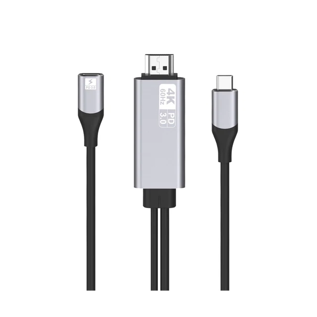 Dispositivo mirroring schermo cavo compatibile da 4K@60Hz tipo C a - per laptop ConveE3H1