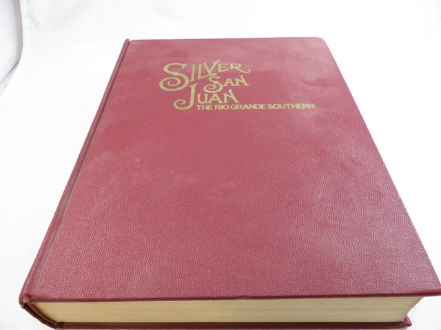 1973 1st Ed. Silver San Juan The Rio Grande Southern Train Railroad Book 643pgs