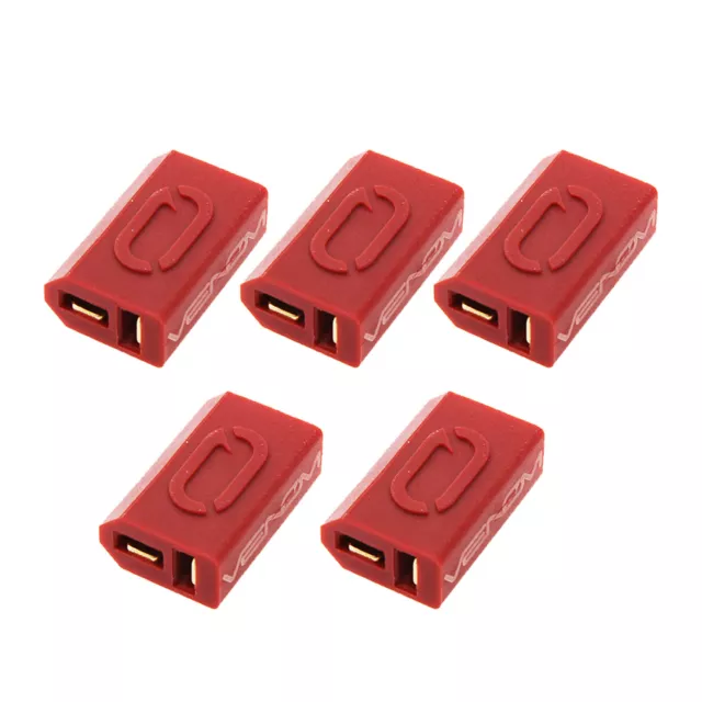 Venom UNI 2.0 XT60 Battery to Deans Device Adapter Plug - 5 pieces