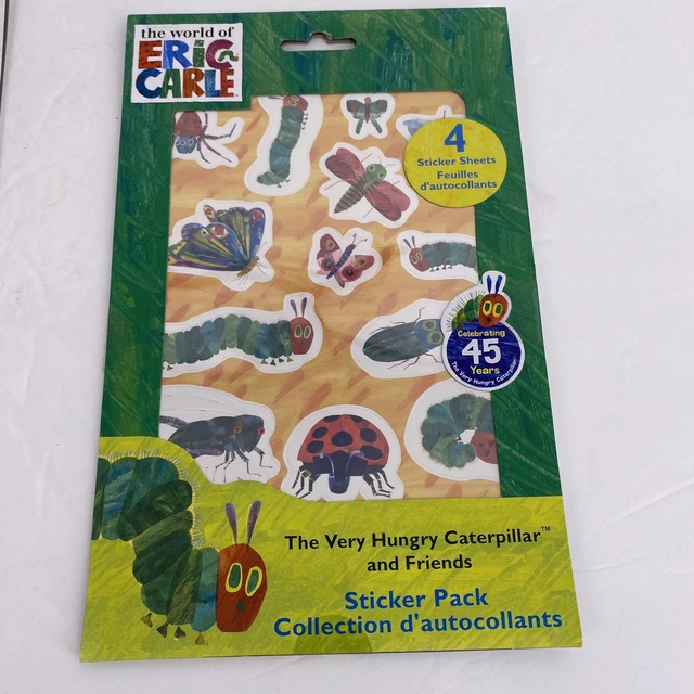 9 PACKS THE Very Hungry Caterpillar Eric Carle Stickers - 36 sheets ...