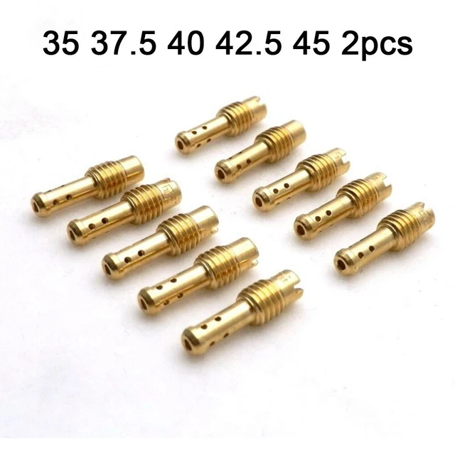 1 set Pilot Jet 8 fori di sfiato per carburatore Mikuni VM TM TM TMX 35-45 kit