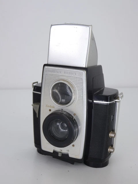 Cámara réflex de lente doble Kodak Brownie Reflex 20 sin probar película EE. UU. utilería