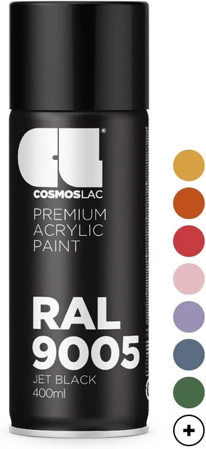 Cosmos LAC Acryl Lack Sprühdose in vielen RAL Farben, 400ml Sprühdose perfekt