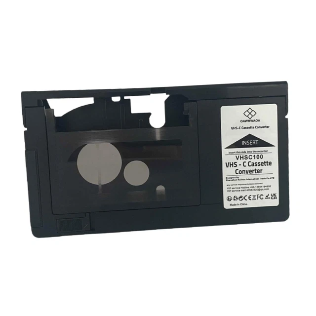 Camcorder Kassettenadapter – Motorisiert, Für S-VHS-C & S-VHS, Konvertiert VHS-C Zu VHS