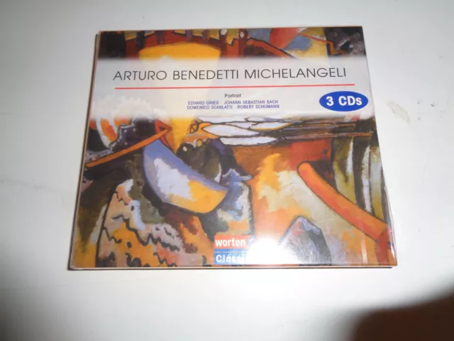 CD  Arturo Benedetti Michelangeli (3 Cd) Portrait