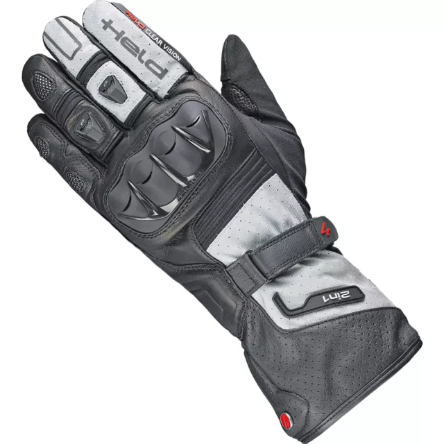 Held Motorrad Handschuhe Gr. 10 Air n Dry 2 II GTX wasserdicht GoreTex grau