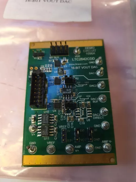 Linear Technology Demo 1096A Ltc2642Cdd 16-Bit Vout Dac 3