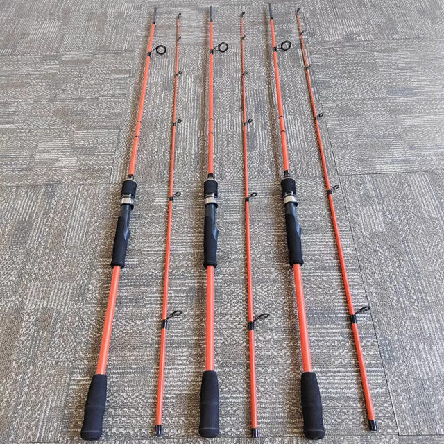 MINGBU Spinning Fishing Rod 6ft Medium 4-12LB Carbon Travel Rod Bass Lot of 3PCS MINGBU Spinning Fishing Rod 6ft Medium 4-12LB Carbon Travel Rod Bass Lot of 3PCS