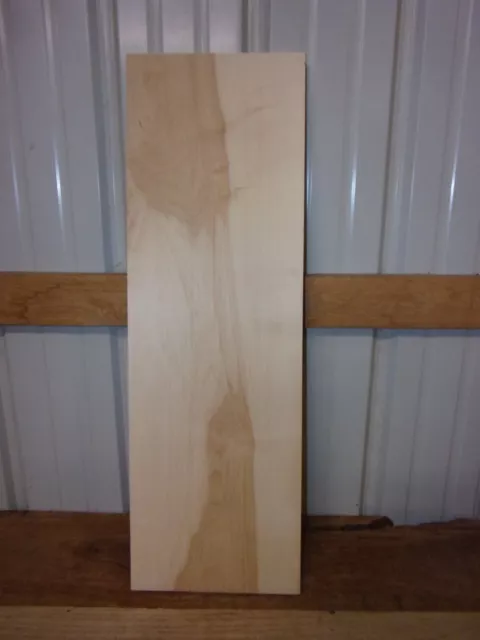 1 Pc Hard Maple Lumber Wood Kiln Dried Board 32"X 10 1/4"X 7/8" Lot 360L Flat