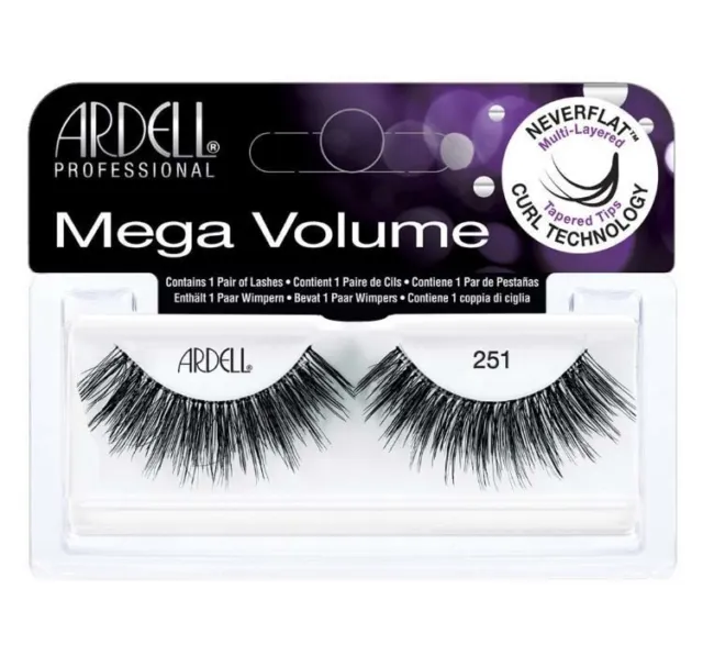 Ardell Mega Volume Wimpern Schwarz Black 250 251 252 254 255