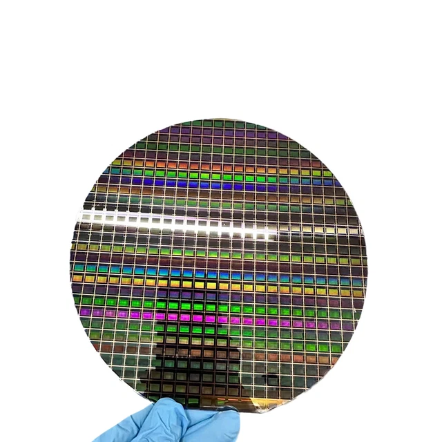 8 INCH SILICON Wafer CMOS Chip Semiconductor Lithography Circuit Millet ...