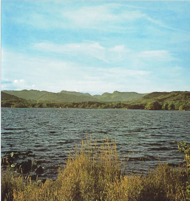 Lake Windermere Lake District Cumbria Vintage Print Picture 1974 CBOTLD#21