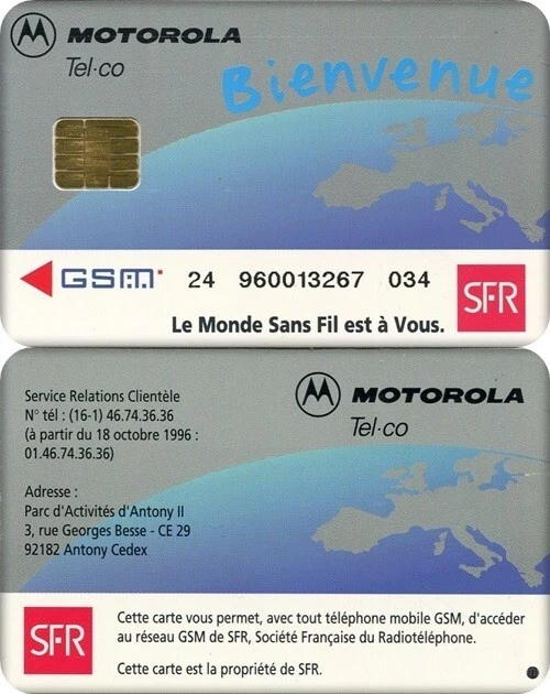 N°142 Telecard / Smart Card / Rare Gsm Card / Ttb-Luxe