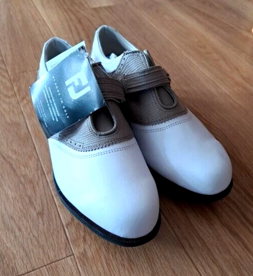 WOMEN S FOOTJOY GOLF Shoes White Emerge Waterproof UK Size 5.5 Easy Close Mint 34.00 PicClick UK