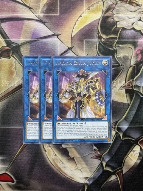 3x Arcana Extra Joker - KICO-EN030 - Rare - 1st NM
