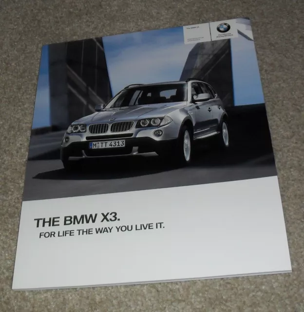 BMW X3 Brochure 2009 - xDrive 25i 18d 20d 30d 35d SE & M Sport