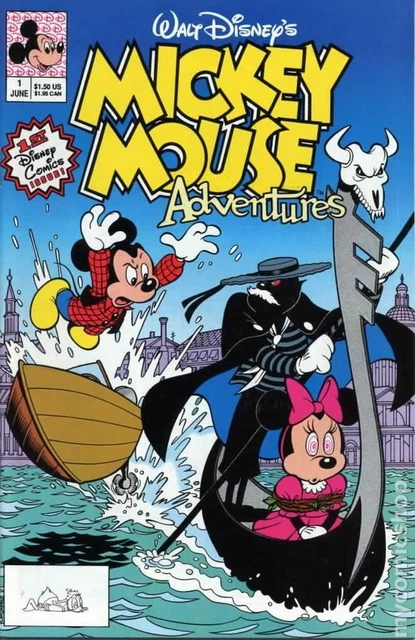 Mickey Mouse Adventures #1 FN 1990 Stock Image