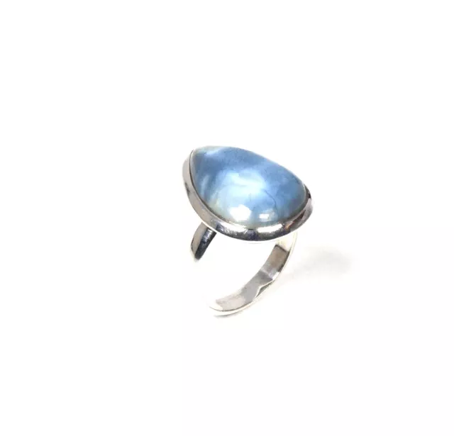 925 SOLID STERLING Silver Peruvian Opal Ring-10 US F480 $19.49 ...