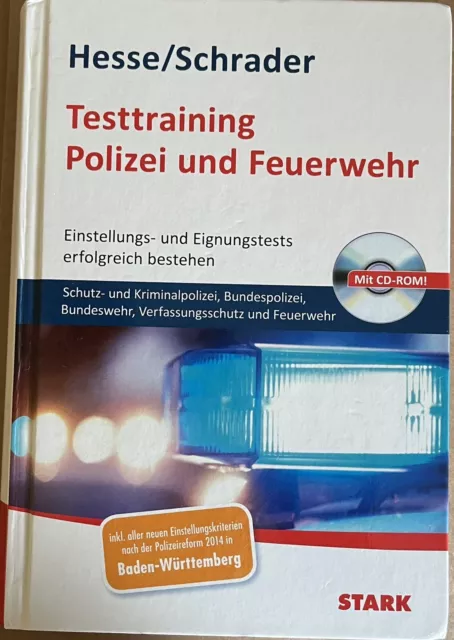Testtraining Polizei und Feuerwehr Ink. CD - Einstellungstest