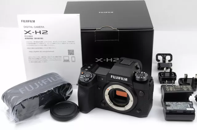 [3518 shots TopMint]Fujifilm Fuji X-H2 40MP Mirrorless Digital Camera Body #0824