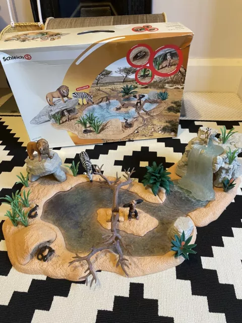 Schleich big adventure at the watering hole shop set