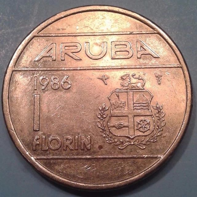 Aruba 1 Florin coin 1986