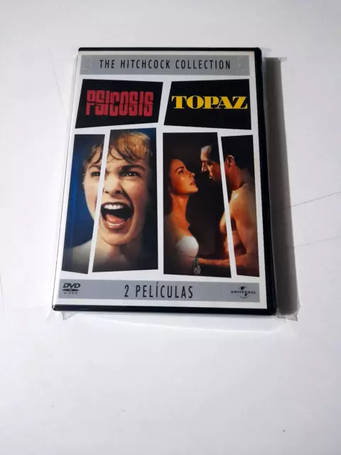 Dvd "Psicosis / Topaz" 2Dvd Alfred Hitchcock Vera Miles John Gavin Anthony Perki