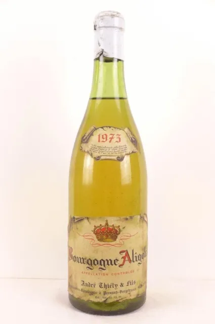 aligoté andré thiély et fils  blanc 1973 - bourgogne