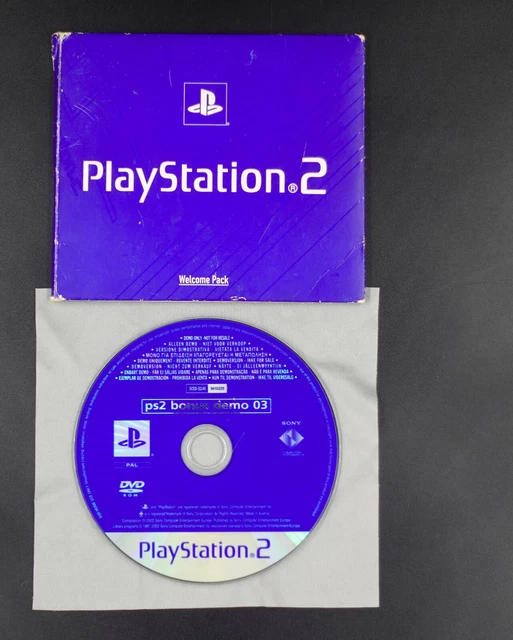 PlayStation 2 - Welcome Pack Avec 2 Disques De Démo - Édition De Janvier 2001 - PAL France - Très Bon état