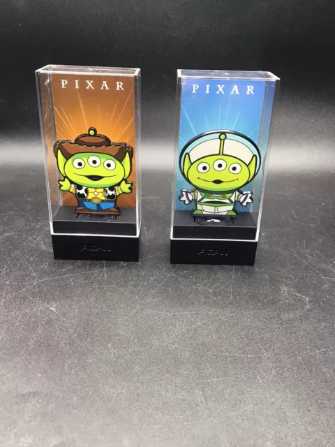 Set of 2 FIGPIN Pixar Alien Remix #411 Woody #412 Buzz Enamel Pin