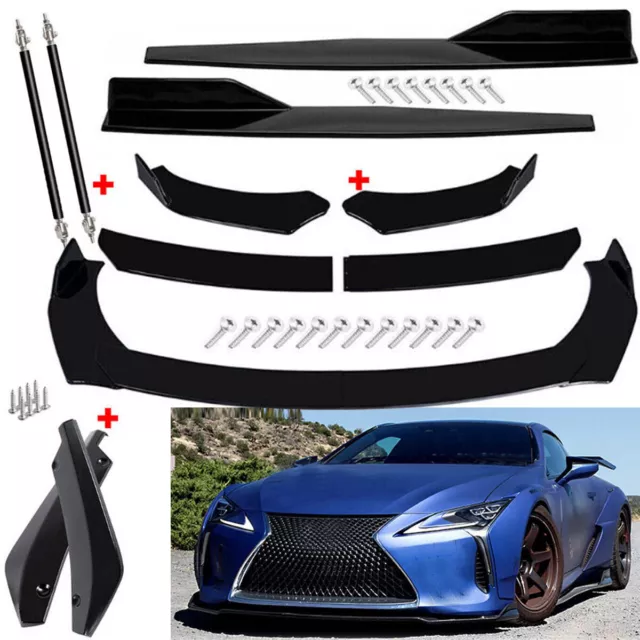 For Lexus SC300 SC400 Front Bumper Lip Chin Spoiler Body Kit Splitter Side Skirt
