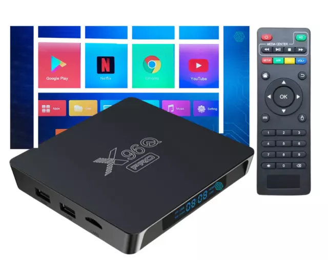 X96Q Pro Meilleur Android Box Smart Ultra HD 4K Netflix YouTube 2G 16G Wifi