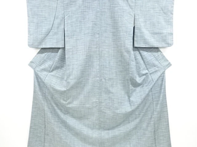 6816900: Japanese Kimono / Antique Kimono / Tsumugi / Woven Abstract Pattern