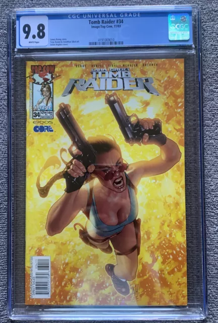 Tomb Raider #34 Image Top Cow Comics Nov 2003 Adam Hughes Cover CGC 9.8 WP