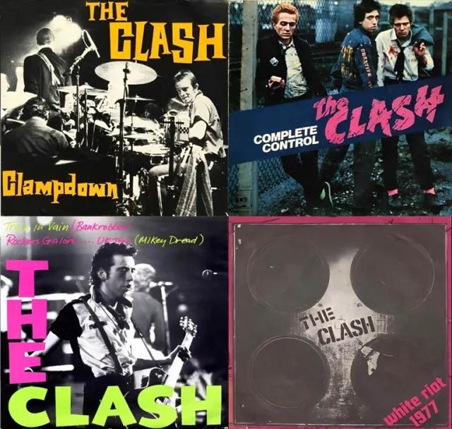 The Clash  Uk & Import  Picture Sleeves