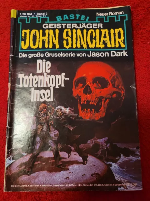 John Sinclair 1. Auflage, Band 2 " Die Totenkopfinsel"